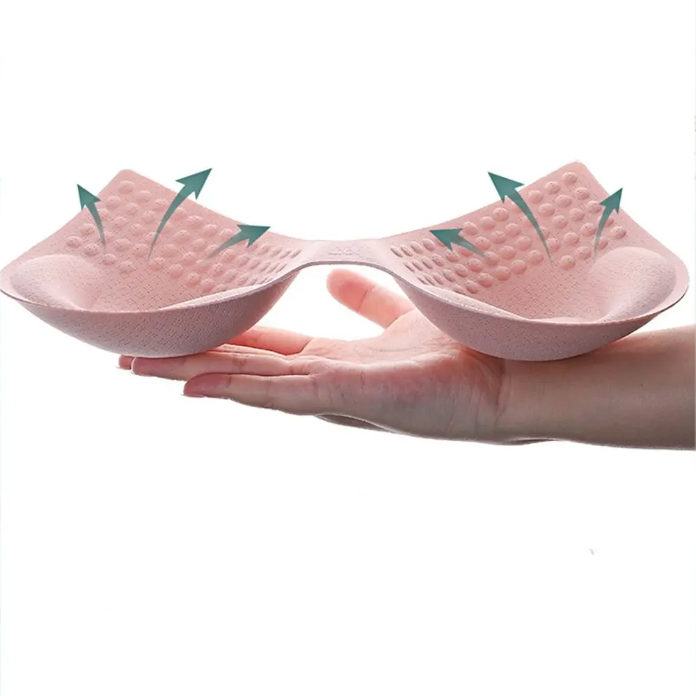 

Сменные однотонные вставки для женского бикини, губчатые подушечки для бюстгальтера, аксессуары для нижнего белья, уплотнители для бюстгальтера, увеличители груди