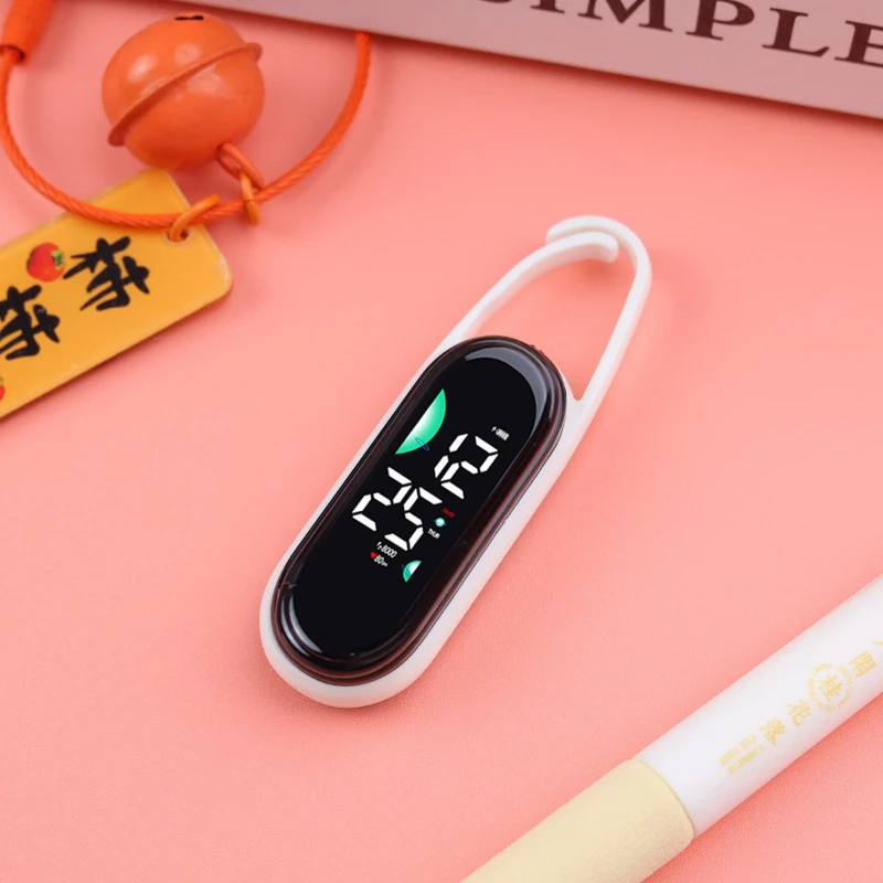 Small wall watch, student simple luminous touch screen LED electronic watch