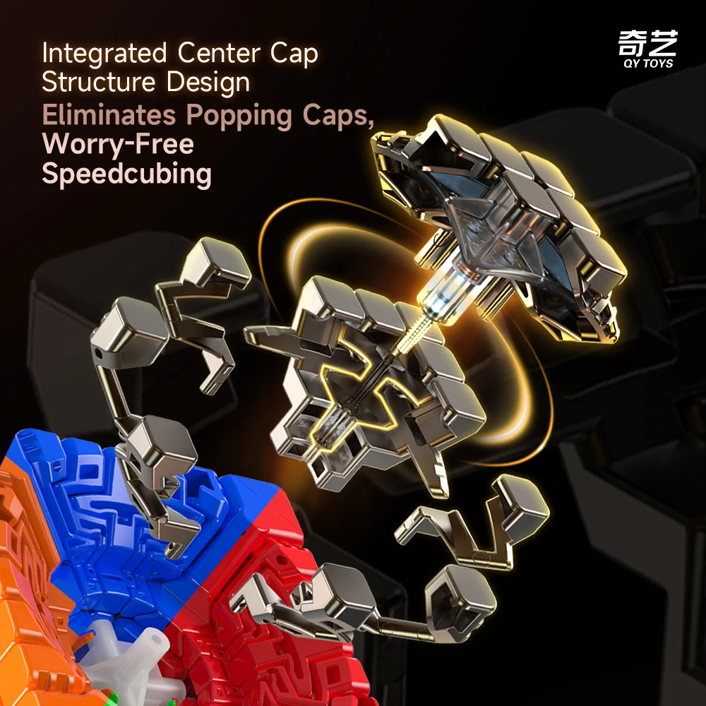 QiYi Warrior M 7x7x7 UV Magnetische Magische Kubus QY Zeil 7x7x7 Kubus intelligentie Speelgoed Hersenen Kinderen Gift Cubo Magico