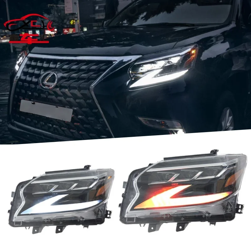 

XCH For 2010-2023 Lexus GX460 headlight assembly upgrade with new lens LED headlights and daytime running lights