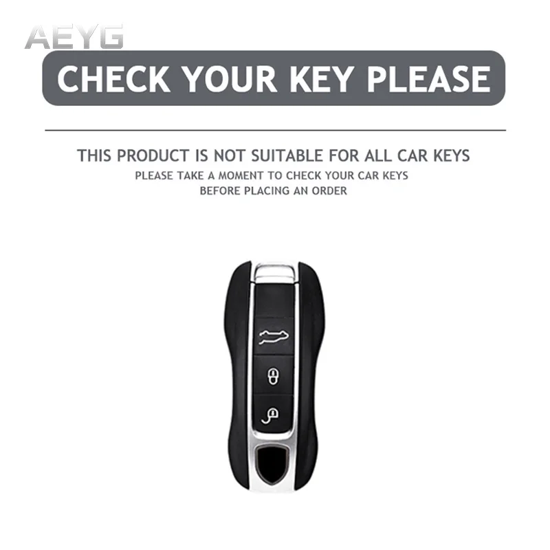 Fashion Car Remote Key Case Cover Shell For Porsche Cayenne Panamera 971 9Y0 2018-UP 911 Carrera 992 2019-UP Years Accessories