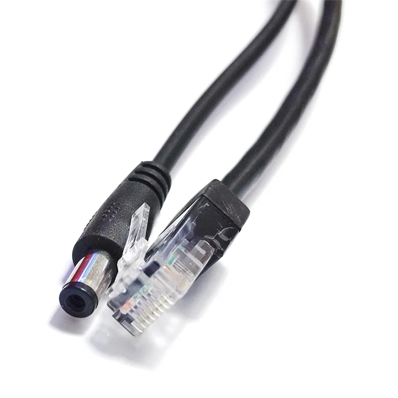T36C Gigabit Mini Poe Splitter 10/100/1000Mbps POE Splitter DC Output 12V Power Over Ethernet IEEE 802.3Af untuk IP Datang