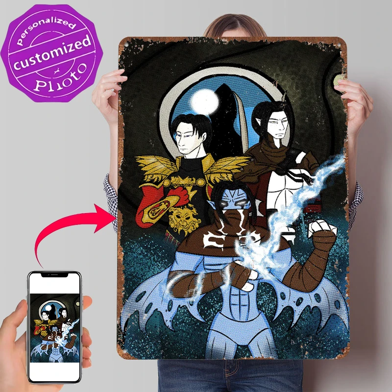Legacy of Kain Soul Reaver Tinplate Poster Customized Wall Art Retro Vintage Metal Signs for Fans Modern Home Decoration Luxury