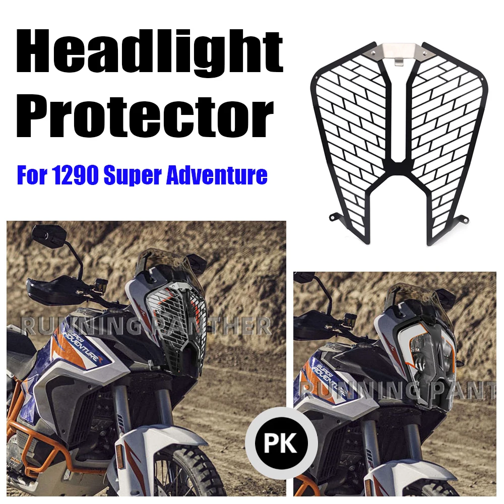 Motorcycle Headlight Protector Grille Guard Cover Protection Grill For 1290 Super Adventure ADV S R 2021 2022 - Accessories