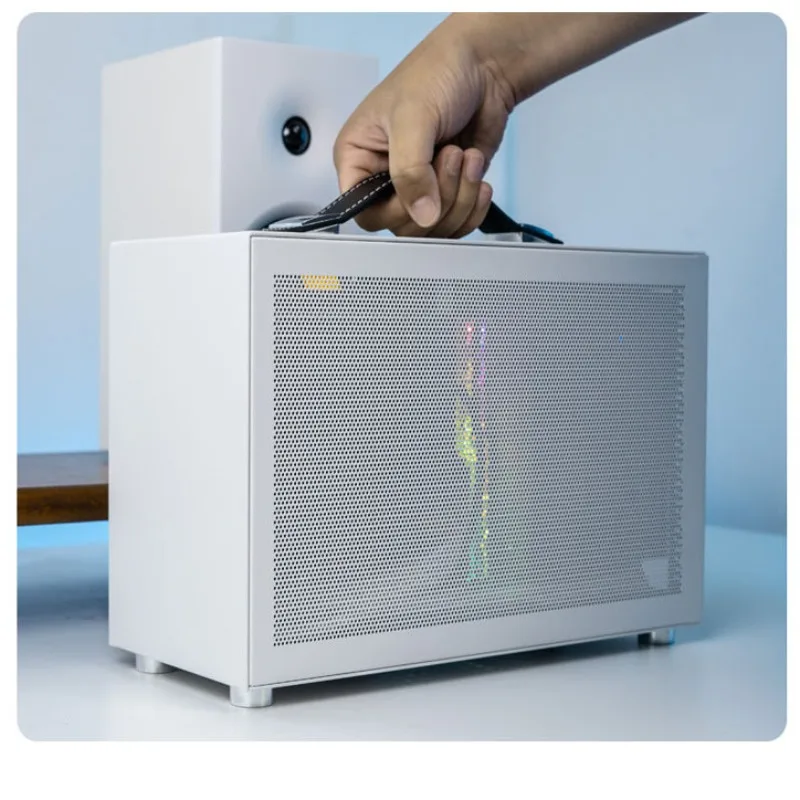 S300 ITX حقيبة يد محمولة USB-C كمبيوتر مكتبي صغير SFX GPU Riser 3.0/4.0 ألومنيوم صغير جدًا