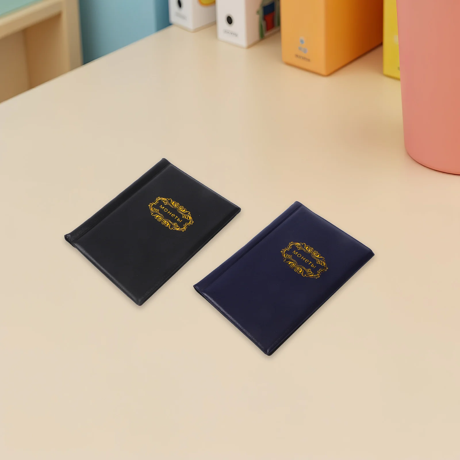 2Pcs 120 Pockets Coin Storage Album Sleek Design Compact Size Secure Solution for Valuable Coins Coin Collecting Organizer