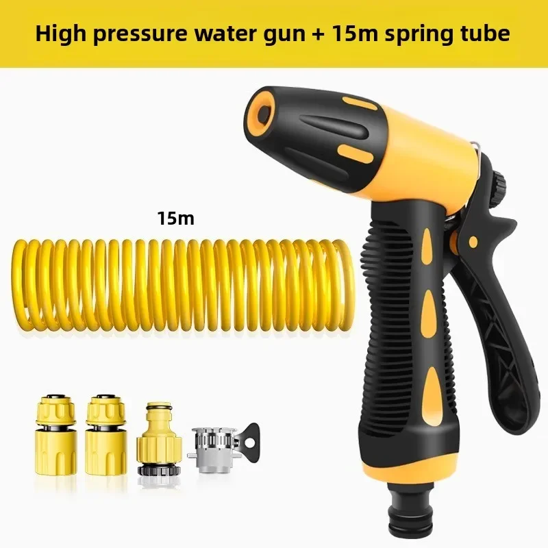 

Universal Car Wash Kit High Power Spray Gun with Flexible Hose and Quick Connector for Home Garden Vehicle Cleaning Tools
