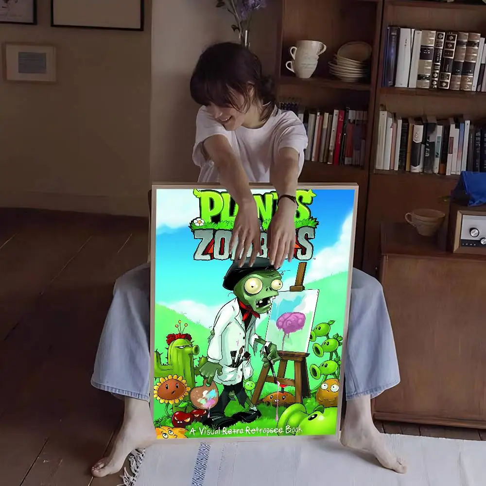 AZNM Plants vs Zombies Game Classic Movie Posters HD Quality Poster Wall Art Painting Study Nordic Home Decor view 3
