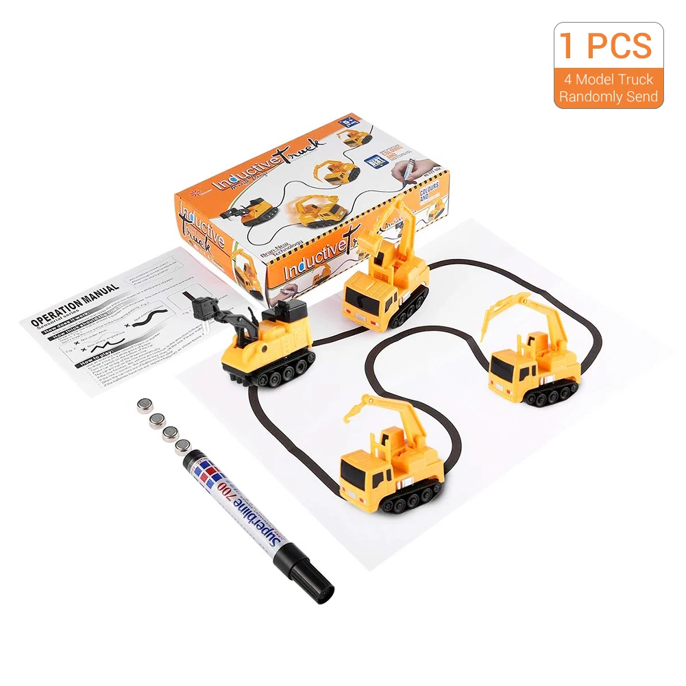 

Line Marking Sensor Vehicle Toy Environmentally Friendly High Quality Plastic Material 1.5V Button Battery Children's Toys