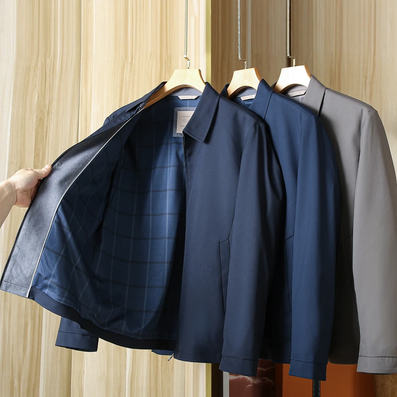 

Busin Casual Men's Jaet Adstrative Series Lightweight Luxury Formidable Autumn New Sle Commuting Casual Coat