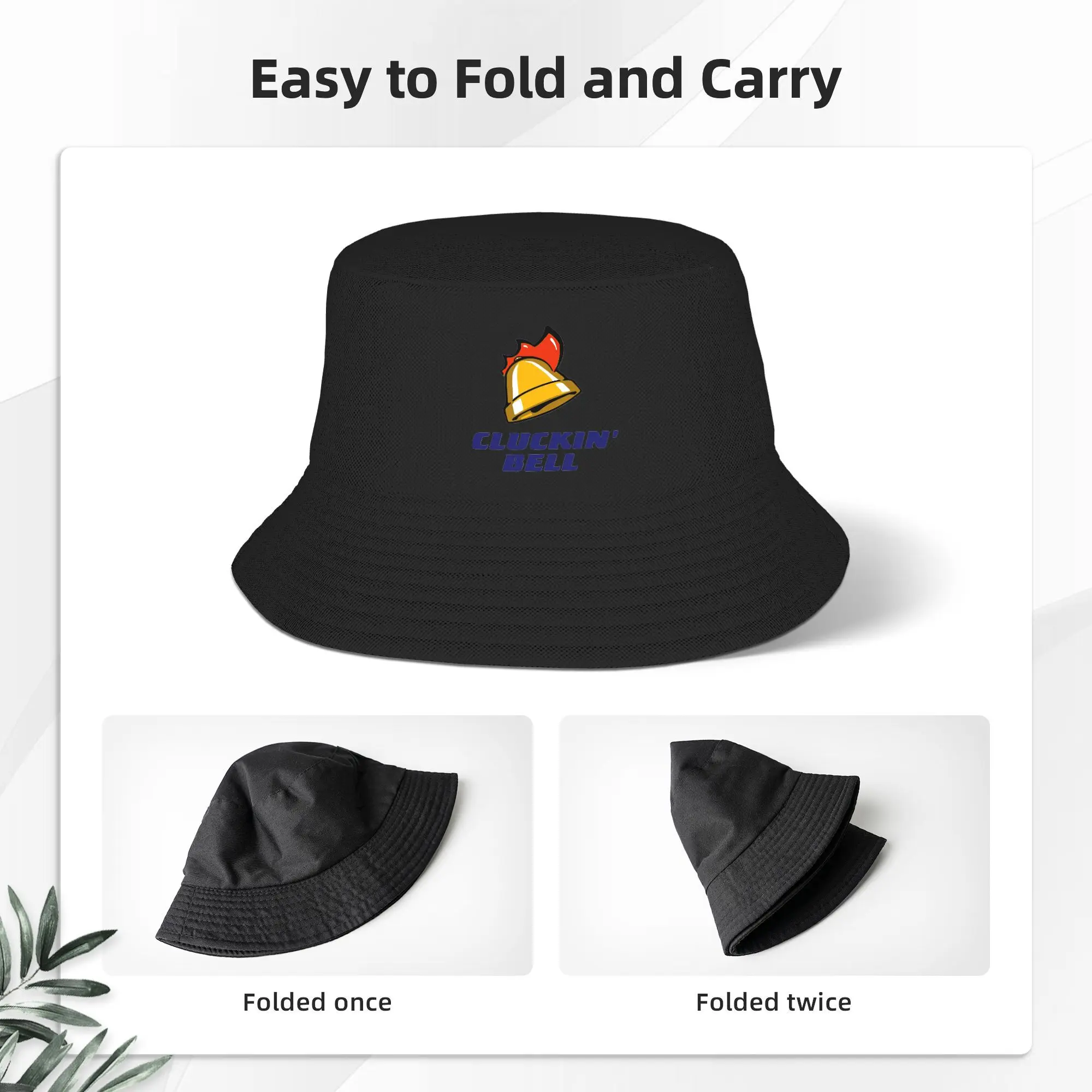 Cluckin Bell GTA سان أندرياس قبعة بحافة بنما بوب القبعات في الهواء الطلق موضة عكسها لصيف الشاطئ الصيد للجنسين قبعة الصياد