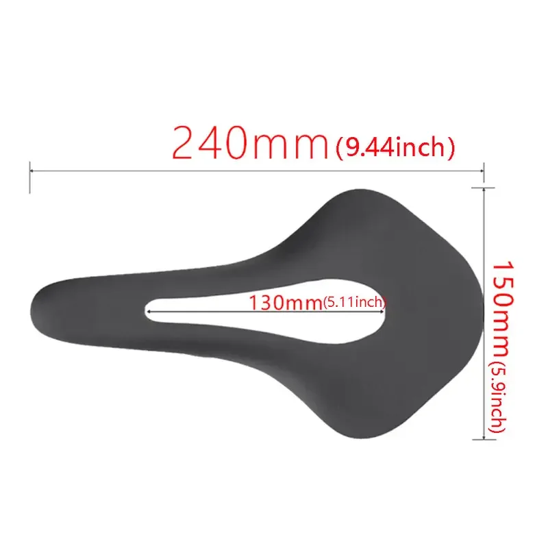 Ultralight Full Carbon Bicycle Saddle, Matt 85g+/-3g, Suitable For Mountain Bikes, Road Bikes