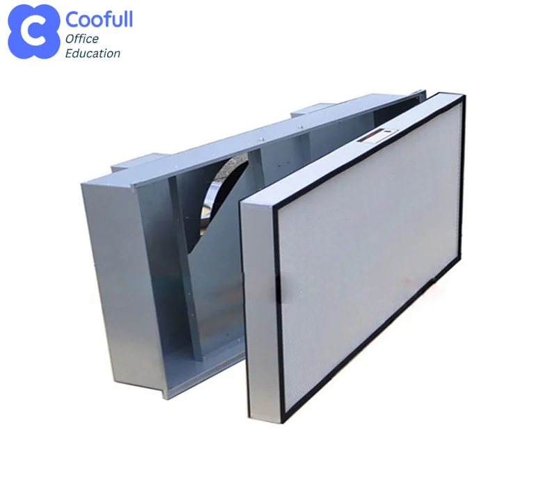 COOFULL Mushroom Laboratory Clean Room 4x2 Laminar Flow FFU Hepa H14 50hz 3 Speed Motor for Manufacturing