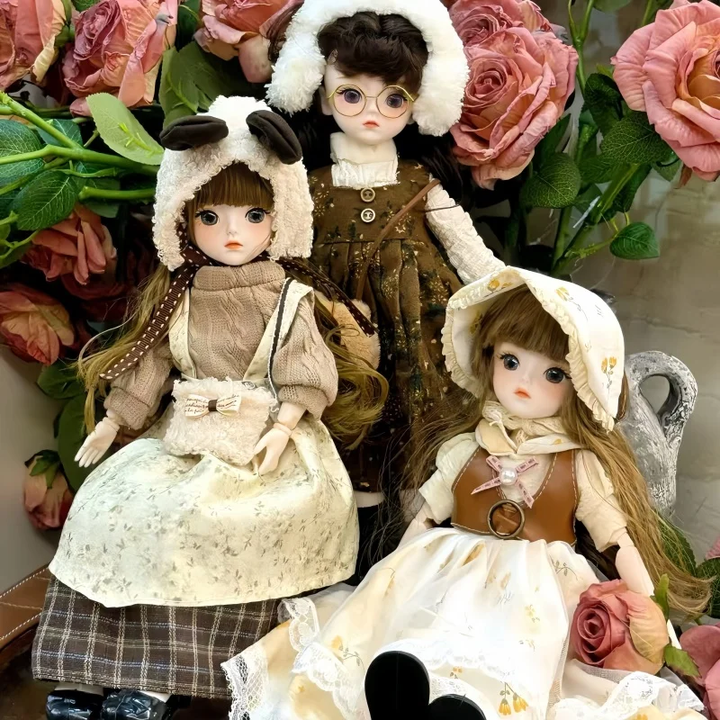 

30cm Lolita Style Bjd Dolls with Clothing Shoes Full Set 1/6 3D Eyes Joint Movable Makeup Dress Up Doll DIY Toys Gift for Girls