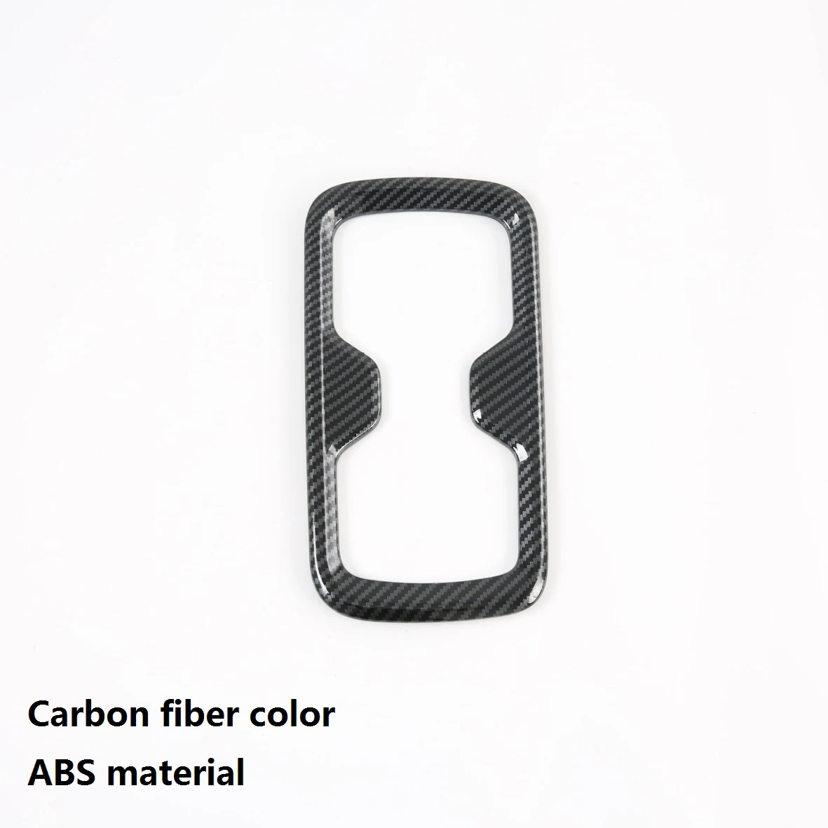 for Nissan Navara NP300 2016-2019 Carbon Fibre Car Front Water Cup Holder Protector Frame Cover Trim Sticker Accessories