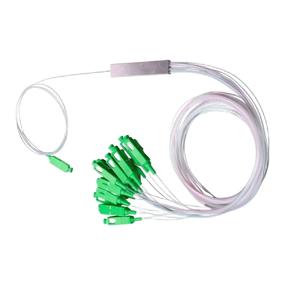 1x16 For Plc Splitter SC/APC Single Mode Fiber For Optic Divider 1310nm LSZH Pigtail For FTTH Network Testing Instrument Tool