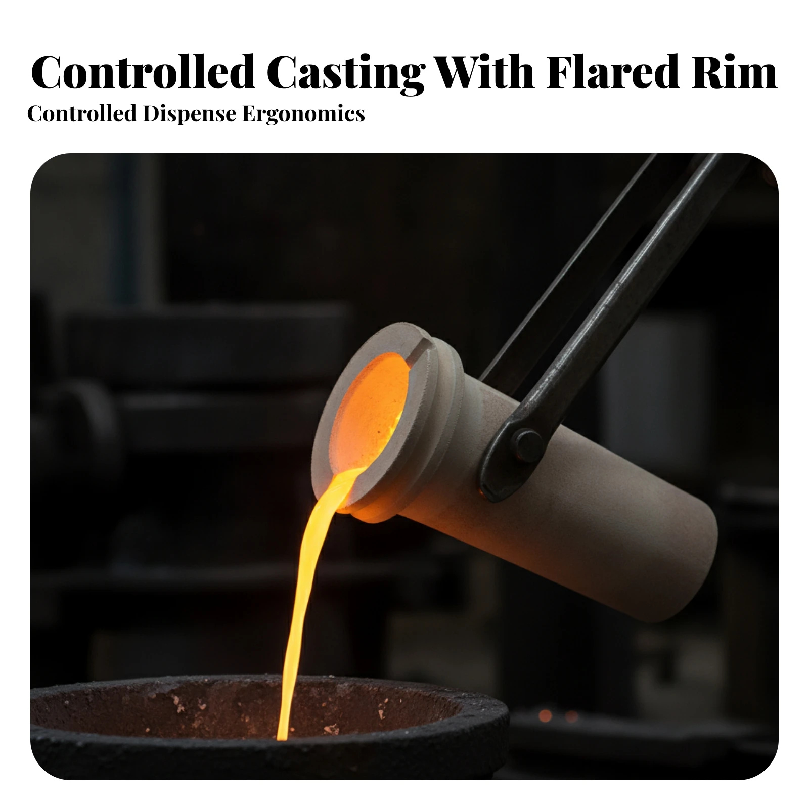 Melting Pot Sturdy Ceramic Crucible with Notched Opening Ceramic Crucible Multi-Purpose for Jewelers, Furnace, Foundry