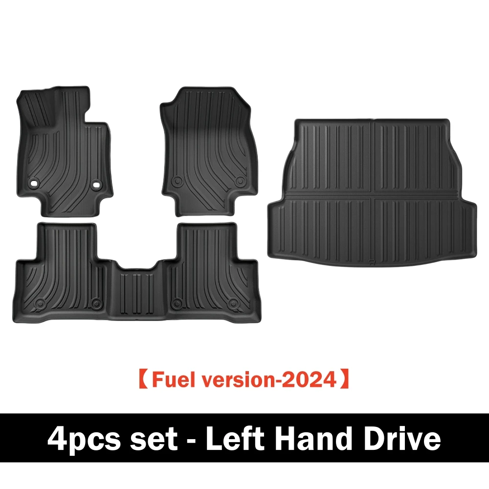 Auto-Fußmatten für Toyota RAV4 RAV-4 2024 Benzinversion TPE Wasserdichte Bodenmatte Kofferraummatte Bodenteppich Rückenlehnenpolster – Detail 8