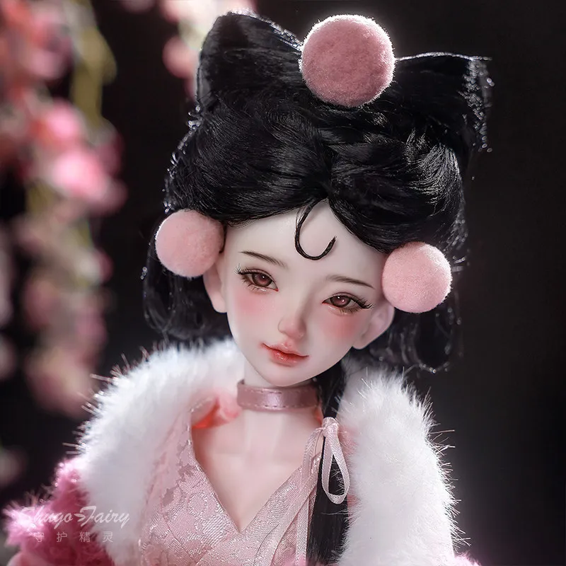 Shugafairy 1/4 Full‑Set Bjd Doll, Posable Articulated Chinese Ancient Style Collectible Art Figure For Adult Hobby Collection