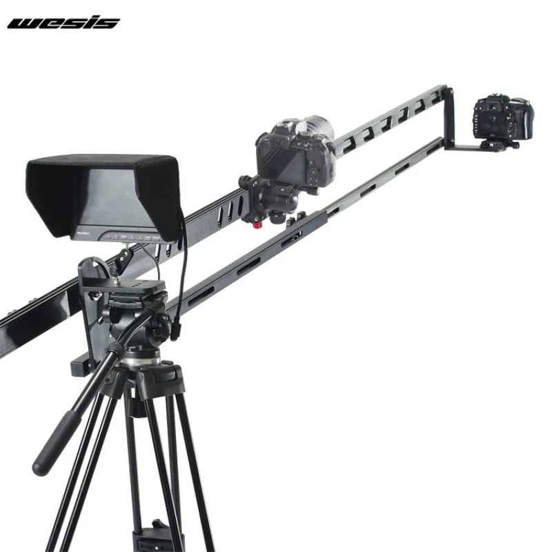 wesiscine MINI 5KG Load Professional Bowl Professional Camera Jib Crane Arm Pan Qith Carry Bag For Micro Single DSLR Video