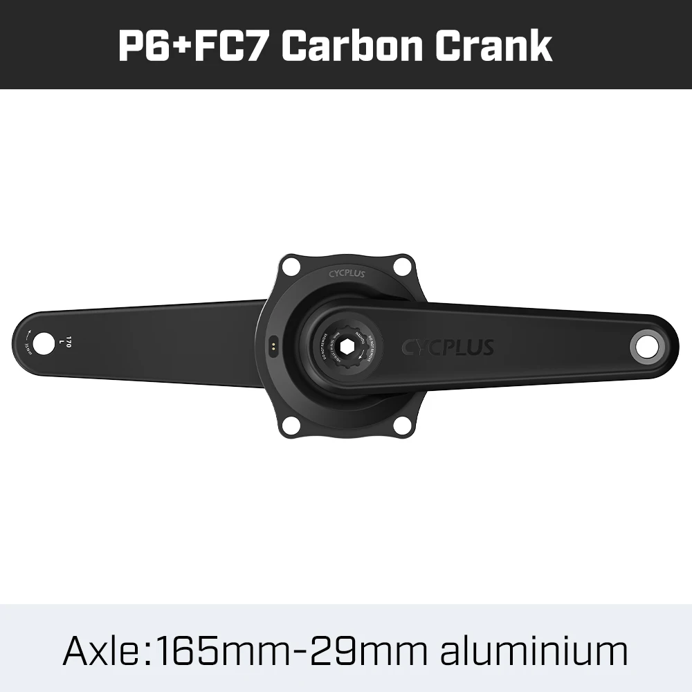 CYCPLUS P6 Spider Power Meter 4 Bolt 110BCD 24mm 29mm BLE ANT+