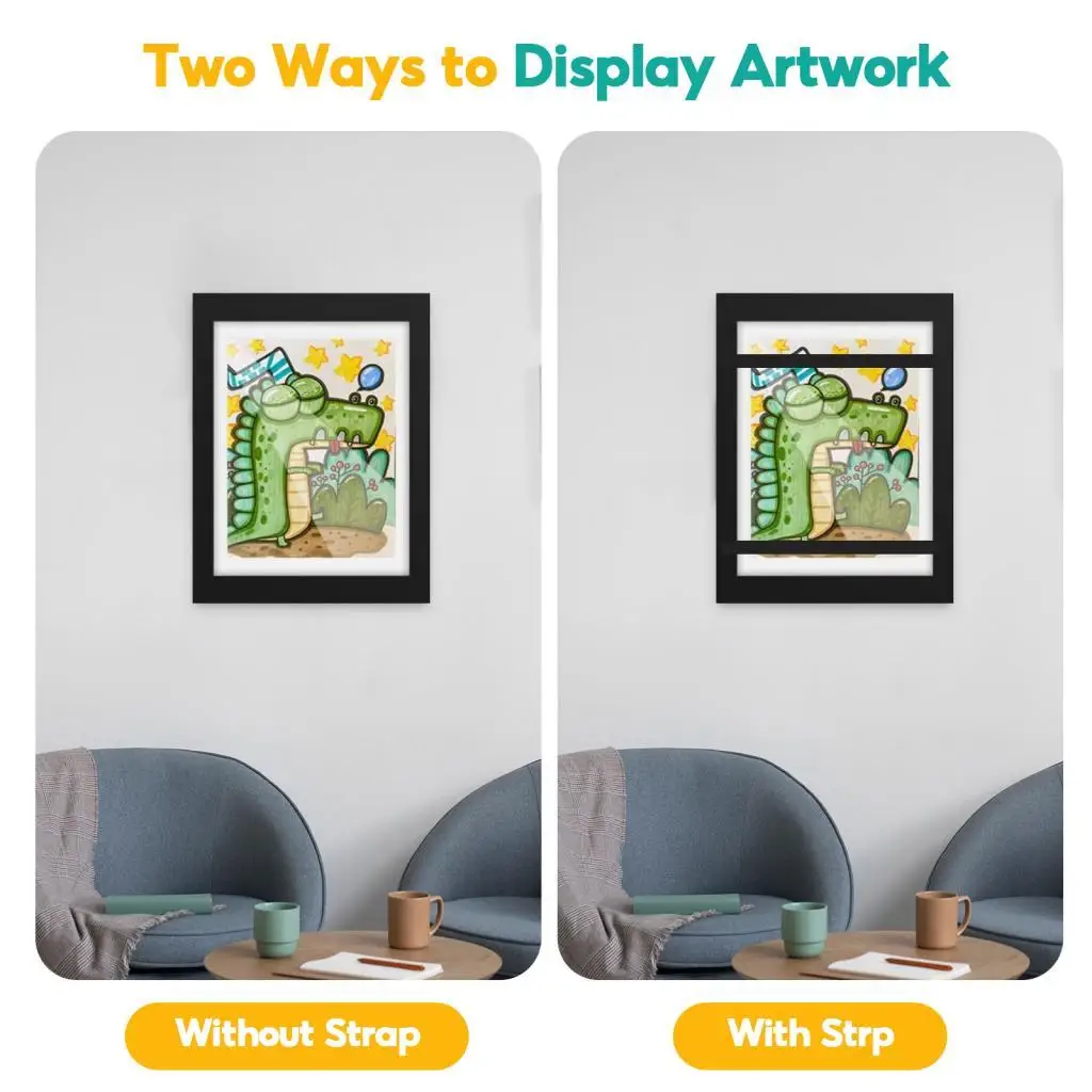 Changeable Kids Art Frame Display Storage Photo Frame for Collectibles
