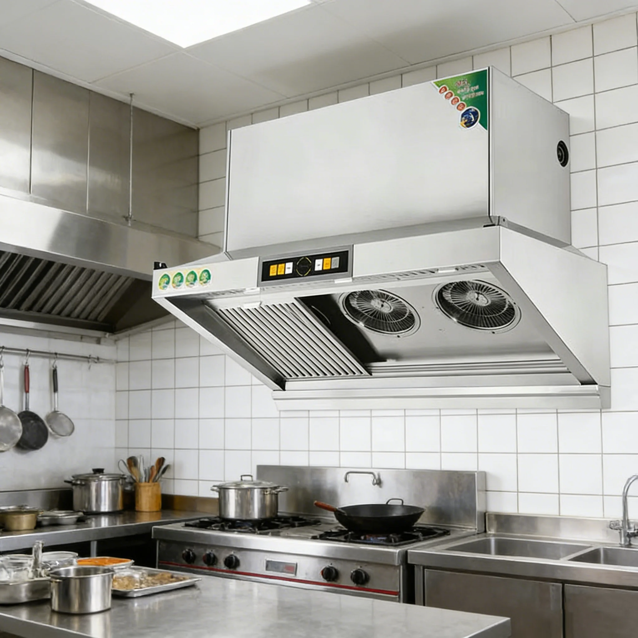Electric Range Hood Smoke Fume Ventless Range Hood Ductless Range Hood