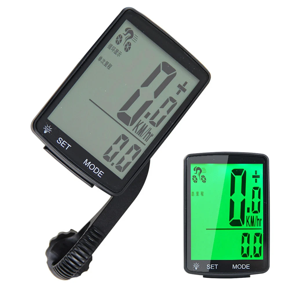 1pc Bicycle Odometer Folding Bikes Computer Wireless Bike Speedometers Cycling Speed Odometer Displays For Road Mountain Bikes