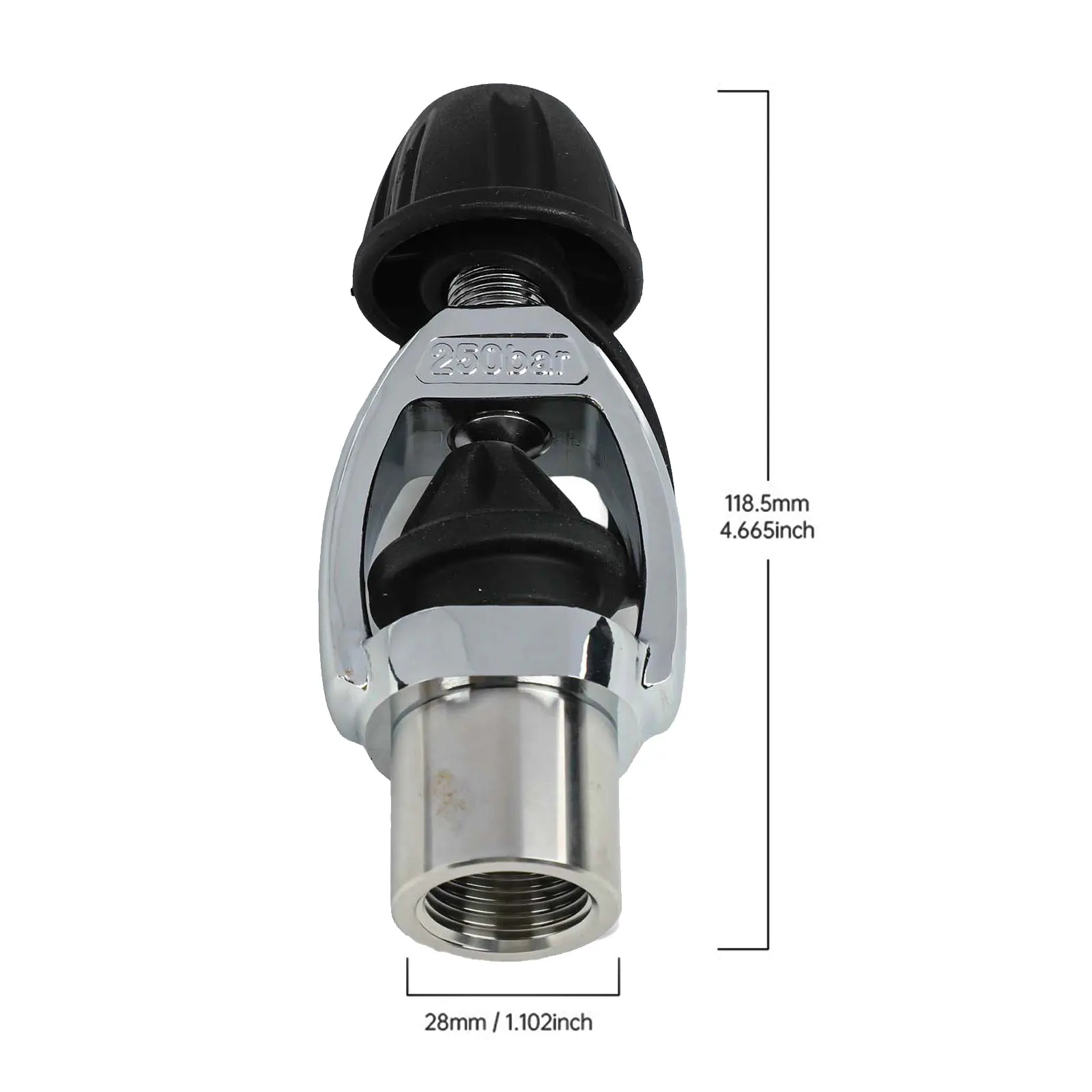 Diving Regulator Connection Adapter DIN To for yoke Adapter Scuba Diving Regulator Adapter Internal Thread for g5 8 Dust Cap