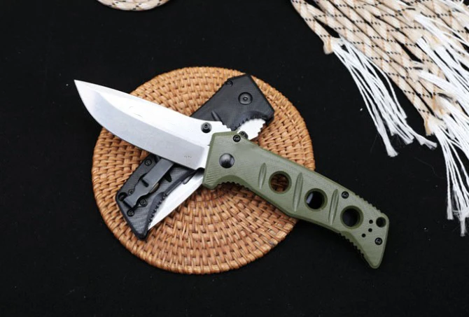 Outdoor Tactical Camping Folding Knife 273FE-2 G10 Handle Survival Security Pocket Military Knives EDC Tool-BY94