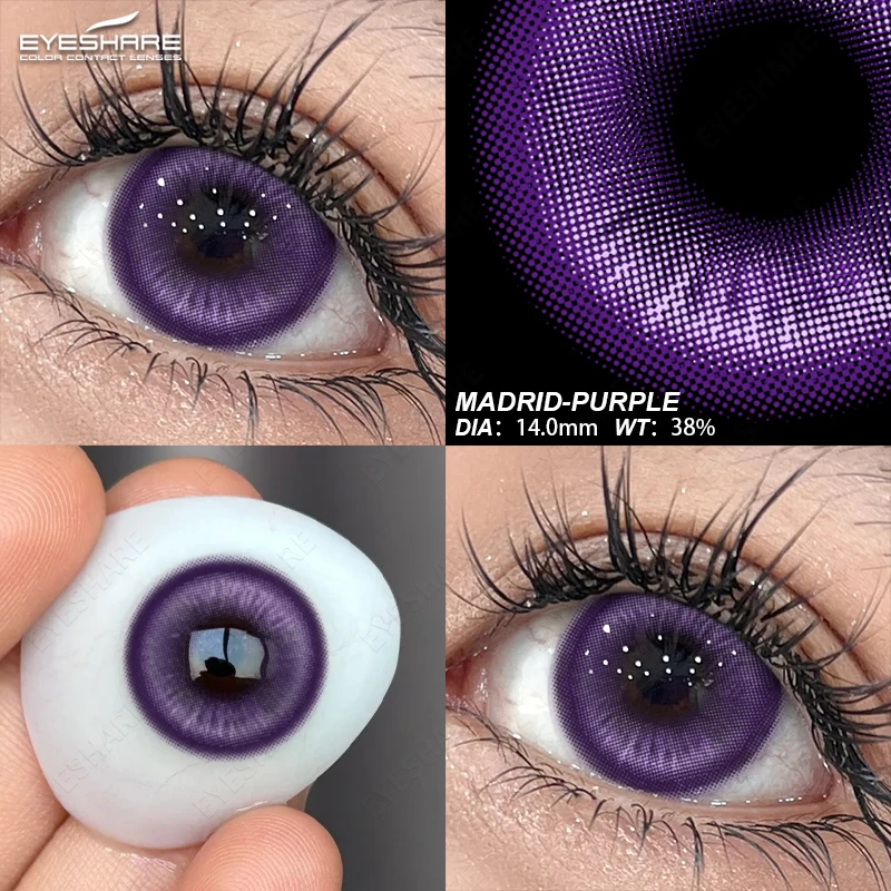 Eyeshare Nieuwe Cosplay Gekleurde Pupillen Voor Ogen Kleur Contactlenzen 2 Stuks Rode Anime Mooie Pupillen Blauwe Contacten Groene Ooglens