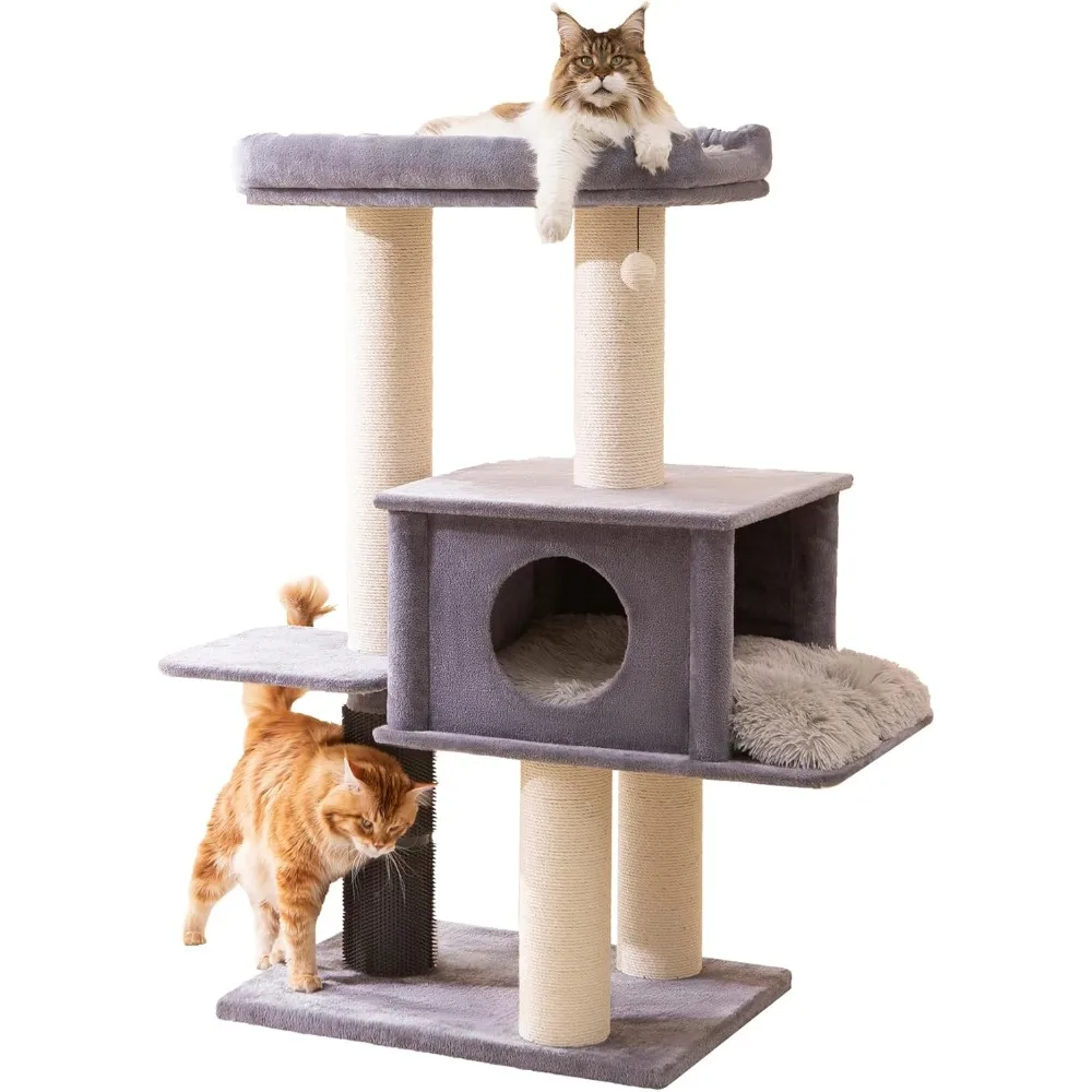 

Modern & Contemporary Design Heavy-Duty Cat Tree, Spacious & Jumbo Style Cat Tower – Lulu, Extra Large