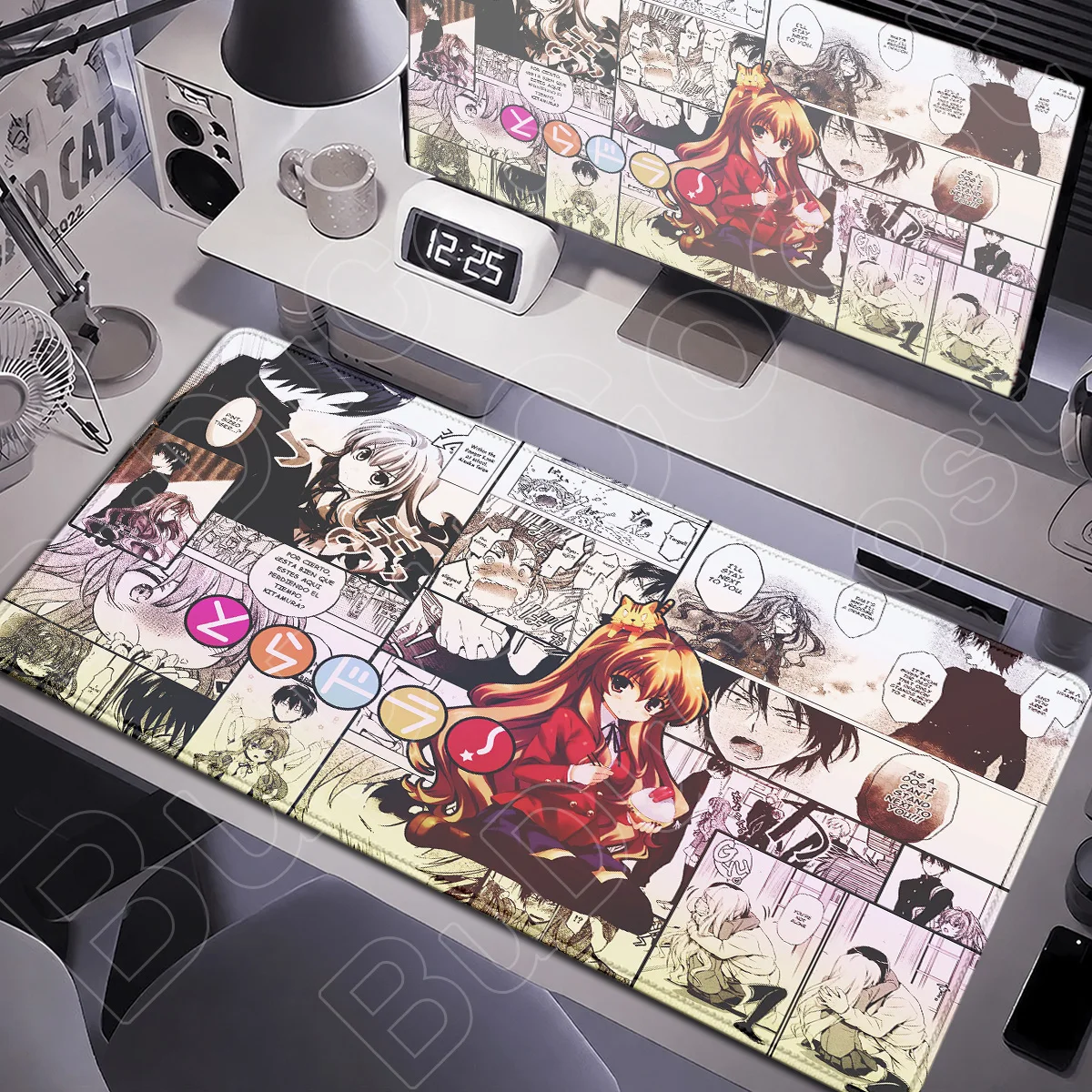 Toradora Taiga Aisaka Anime Mauspad XXL Gaming HD-Druck Notebook Tastaturmatte Süßes Mädchen Büroschrank Teppich PC-Zubehör – Detail 4
