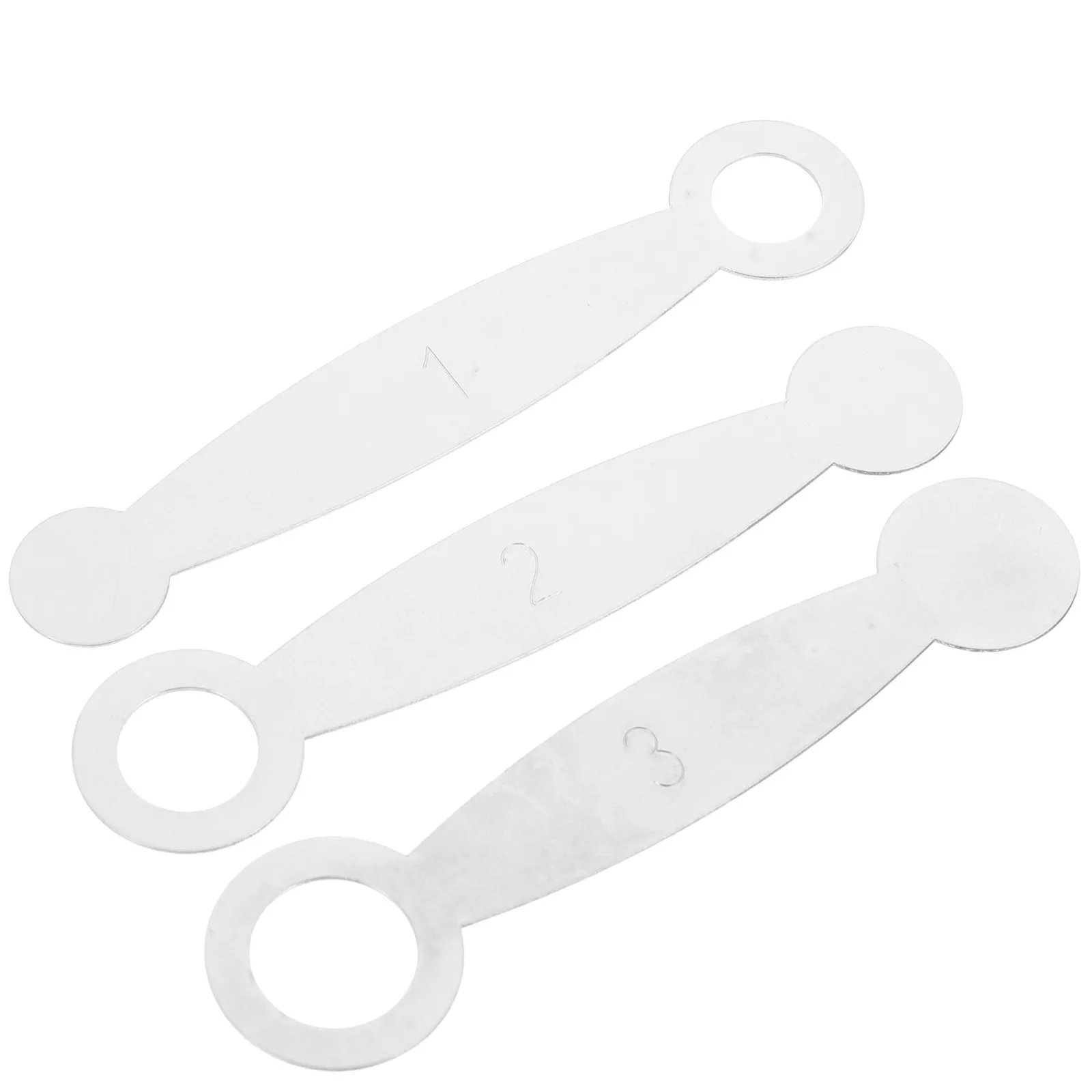 3 pçs ferramenta de nivelamento flauta instrumento de ajuste de aço inoxidável juntas reparo para clarinete tubo preto almofadas vento madeira