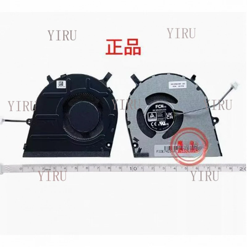 L+ New CPU Cooling Fan For DELL Inspiron 7425 7420 2-in-1 2022 Model Latitude 3330