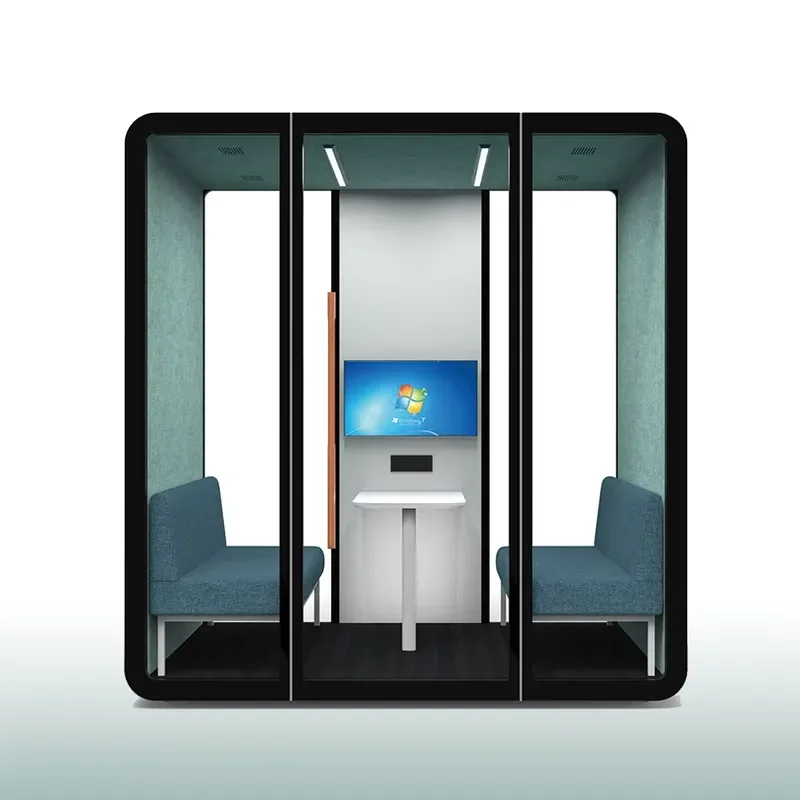 for Soundproof Room Silent Cabin Mobile Office Negotiation Room Recording Studio Removable Phone Booth Office Pod