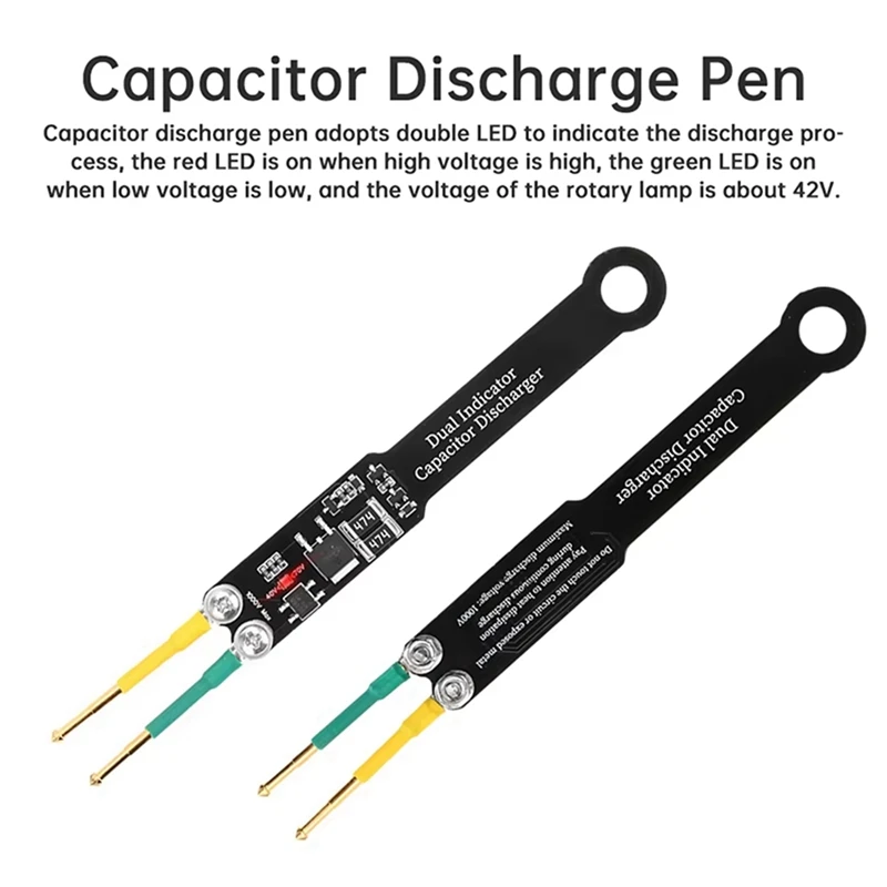 AC62-2PC Capacitor Discharge Pen AC/DC Switching Power Supply Repair Discharge Maintenance Tool