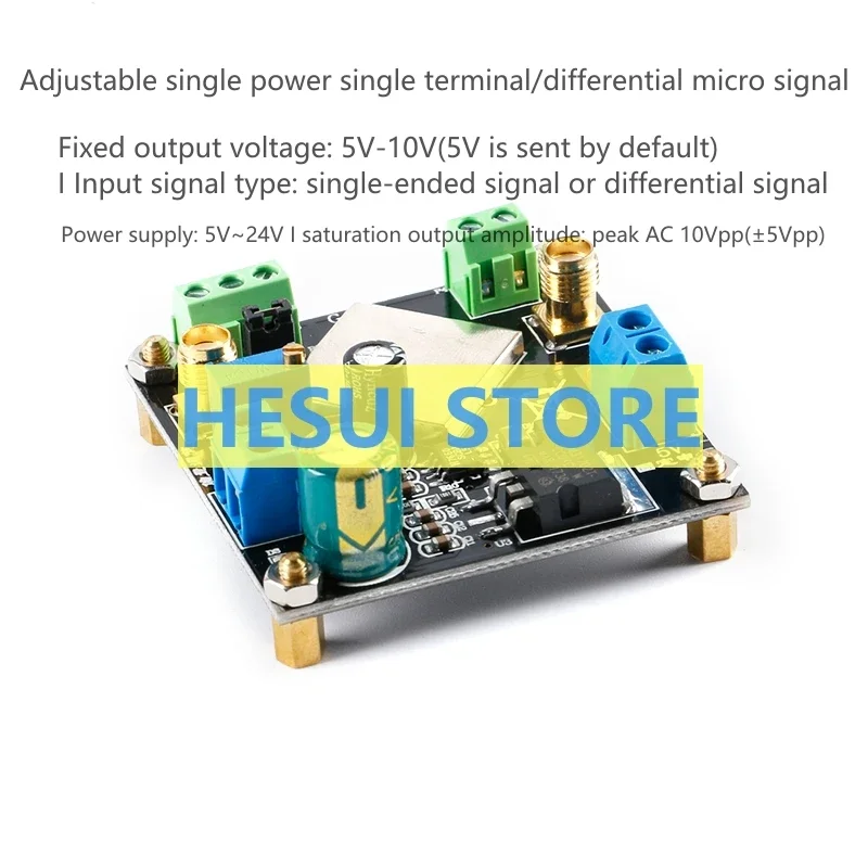 AD620 Instrument amplifier module Voltage amplifier differential amplifier single end/differential small signal