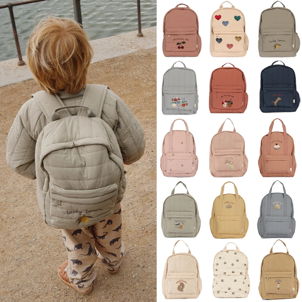 KS-Sac de Voyage pour Maman et Enfant, Cartable Primaire, Imperméable, Imprimé, Cadeau pour Garçon et Fille