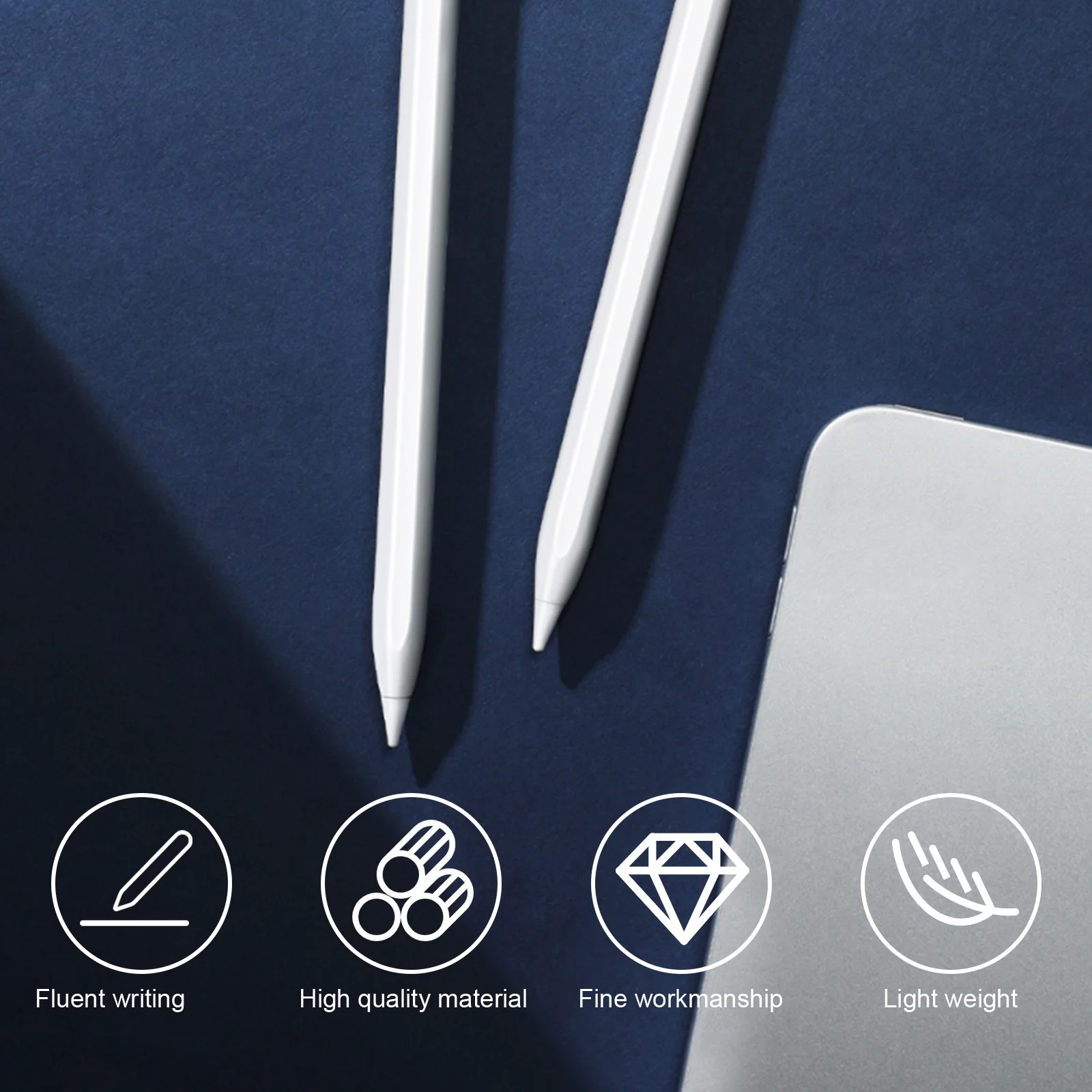 

1Pcs Stylus Pen Refill Tip Replacement Thinner Quieter Compact Size for Pencil 1 2 Generation Portable Tip Replacement