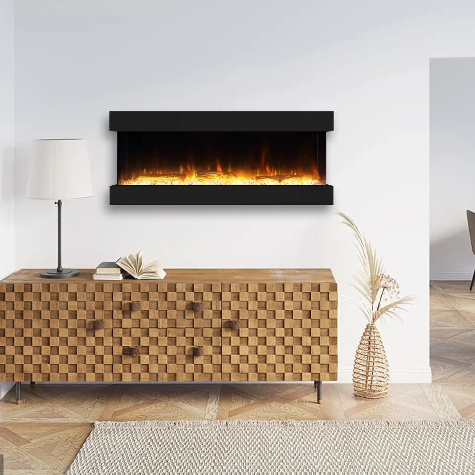 Custom Sized Insert Fireplace 72 100 Inch Led Electric Fireplace Without Heater