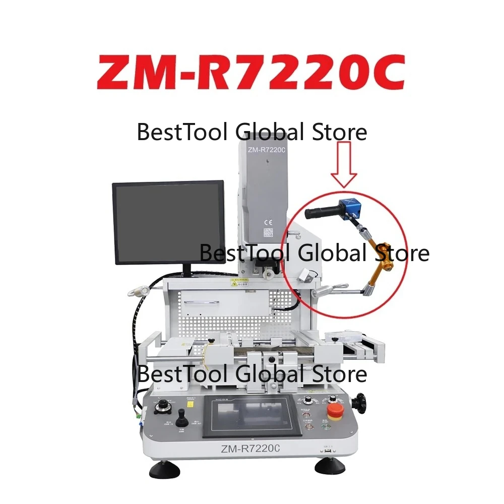 ZM-R7220C 3-Zone Hot Air BGA Rework Station Automatic PCB Repair Machine with Optional Camera for Chip Alignment