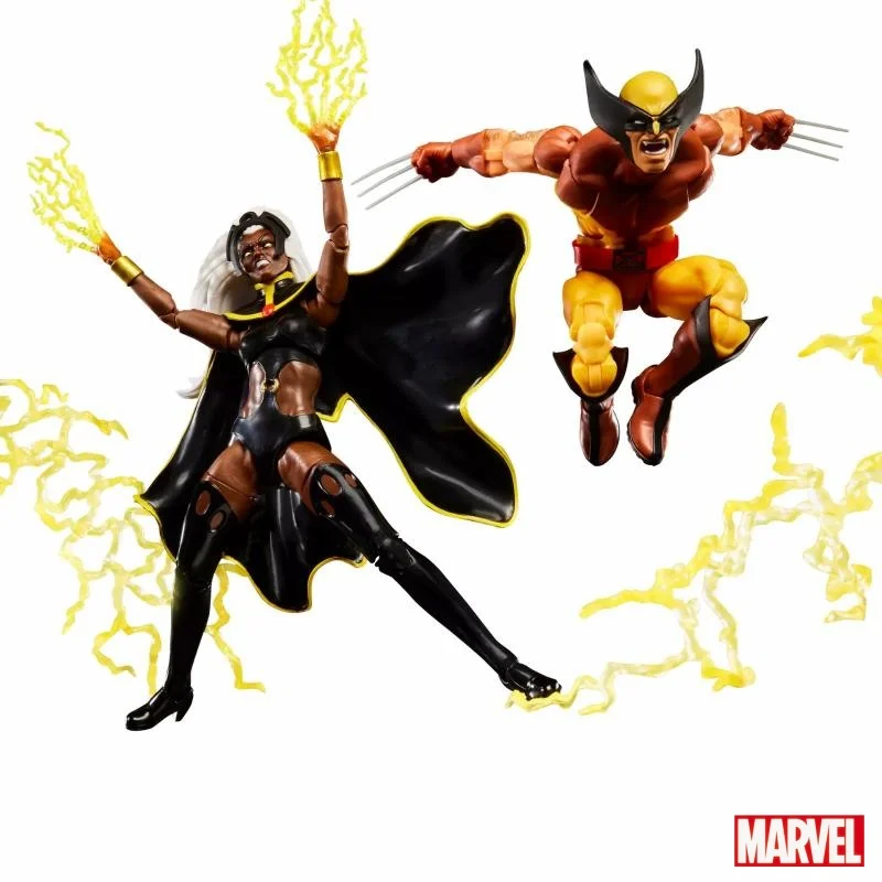 

Серия Marvel Legends Росомаха и буря (X-Men '97) Хорошая вдохновленная комиксами аниме периферийная фигурка модель детские игрушки подарки