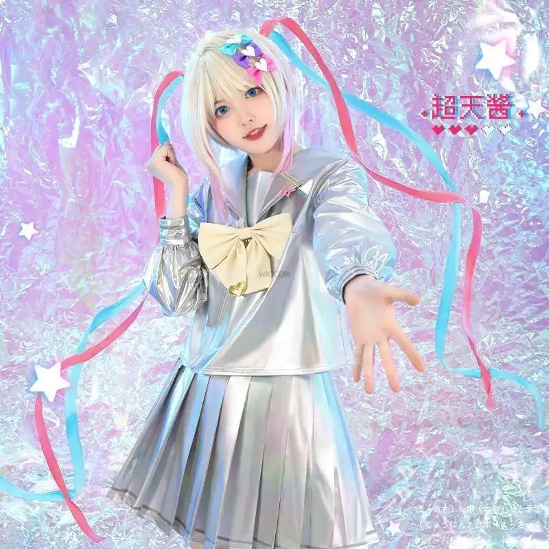 Game Needy Girl Overdose KAngel Cosplay Costume Game NEEDY STREAMER OVERLOAD Cosplay KAngel Costume with Cosplay Wig