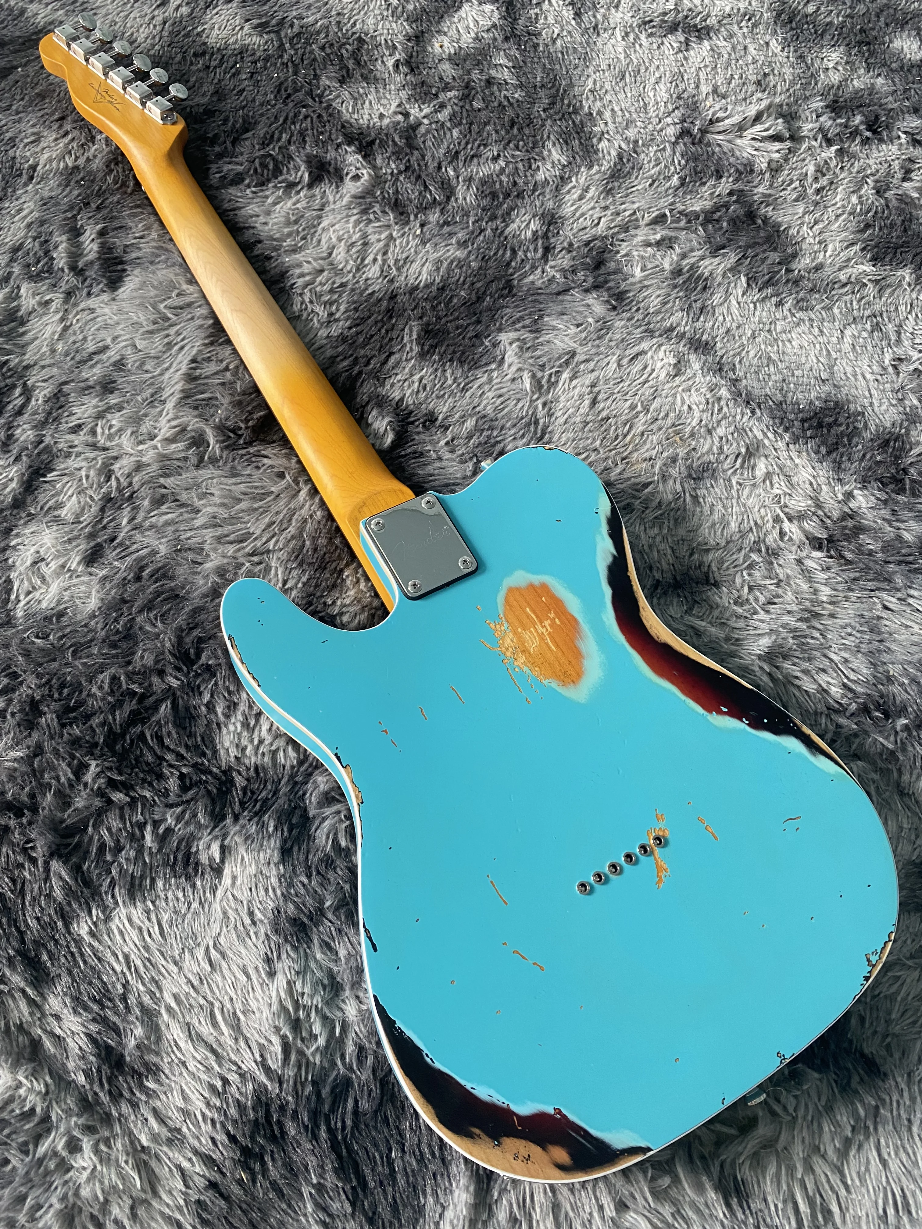 TL Blue Color Electric Guitar, Do the Old One, Factory Direct Sales, Customized, Free Shipping