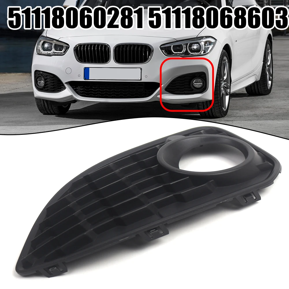 Left/right Front Bumper Fog Lamp Frame Grille For BMW 1 Series F20 F21 51118060281 Front Bumper Fog Lamp Frame Grille