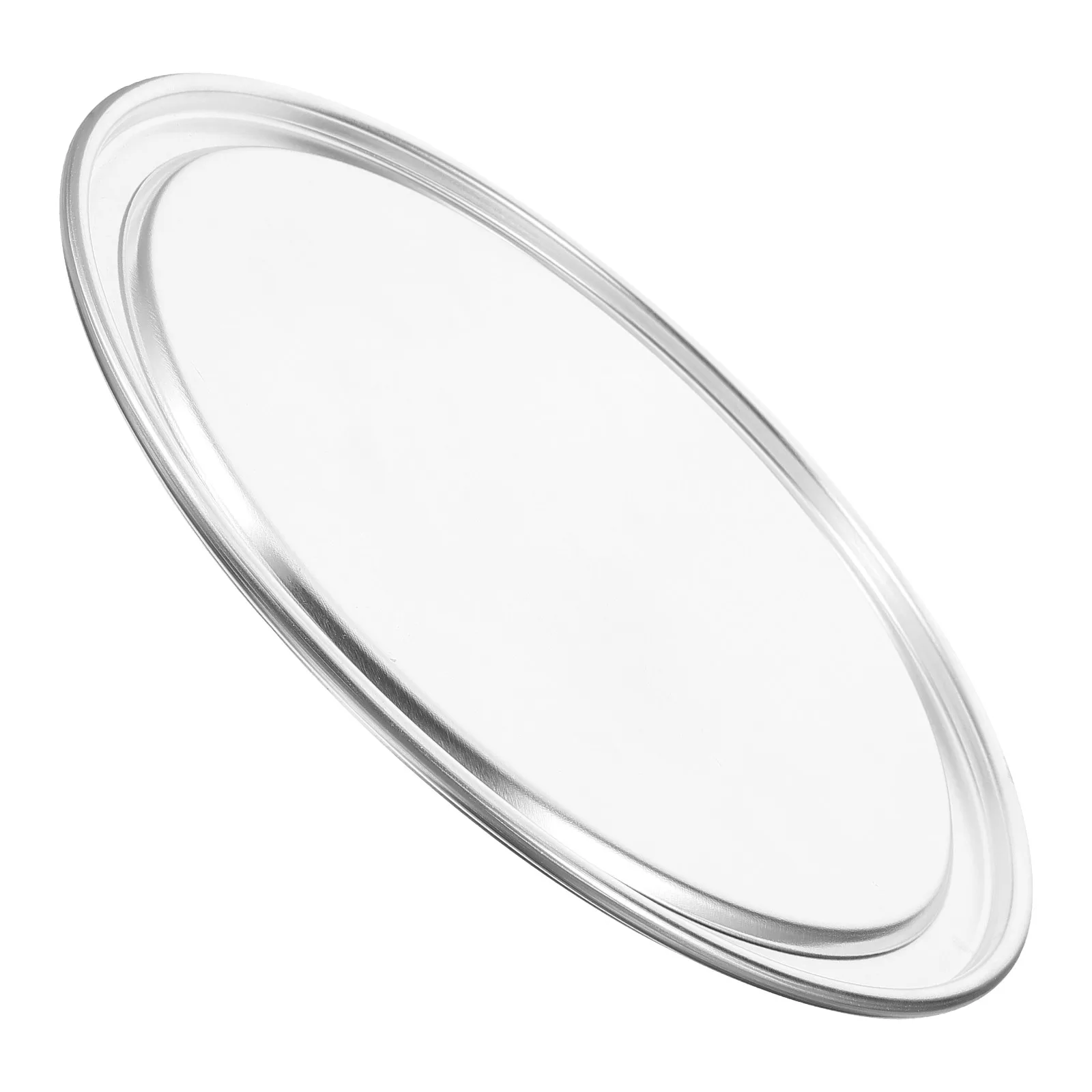 

12inch Pizza Pan Cover 10inch Fit Aluminum Alloy Non-Stick Baking Tray Lid Multi-Functional Oven Use for Microwave