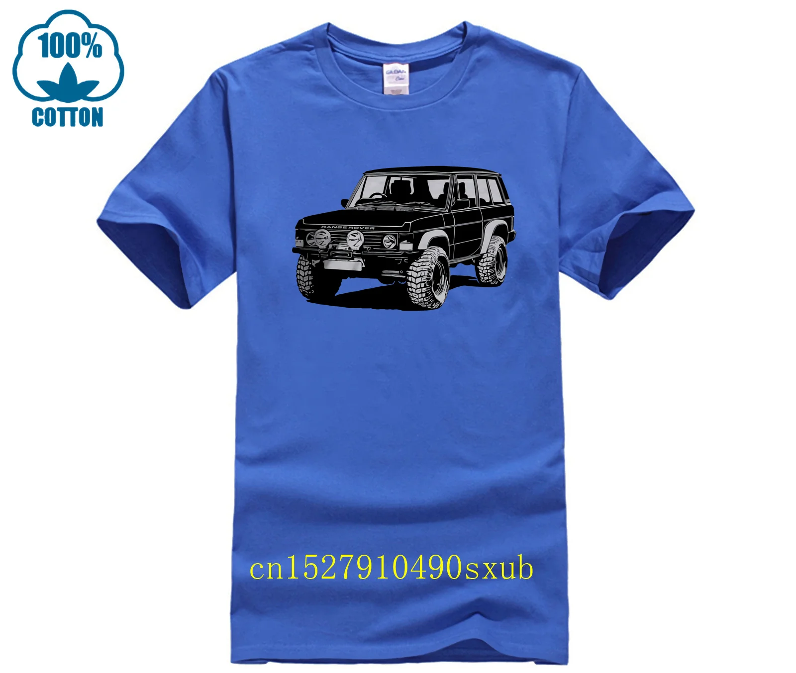 Land Rover Range Rover Off Road Classic t-shirt in morbido cotone a 3 porte Multi colori