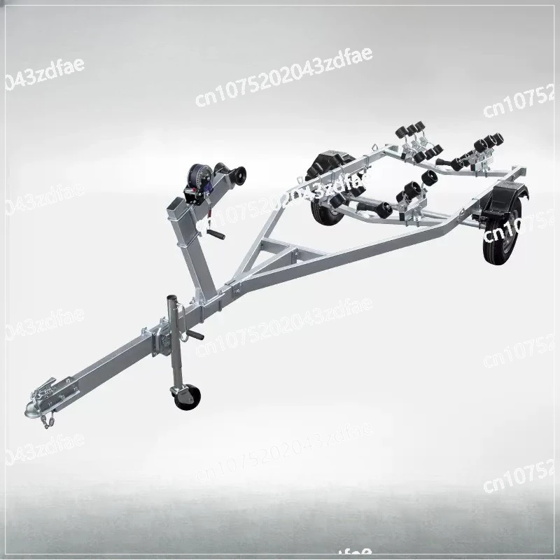 

Yacht Marine Trailer Motorboat Speedboat Trailer Inflatable Rubber Boat Fiberglass Boat Aluminum Alloy Boat Trailer Frame