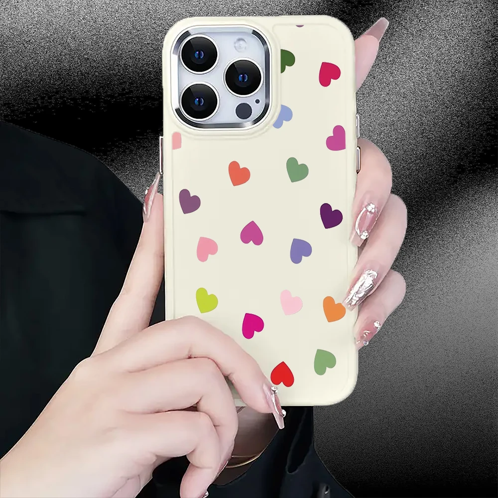New design Love pattern case,suitable for iPhone16Pro Max/iPhone16Pro/iPhone16/ iPhone16 Plus to iPhone11 12 13 14 15 series